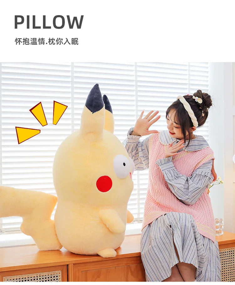 23cm Cute Pokemon Plush Toys — Pikachu, Charizard & Squirtle Soft Sleeping Pillow Dolls, Christmas Gift