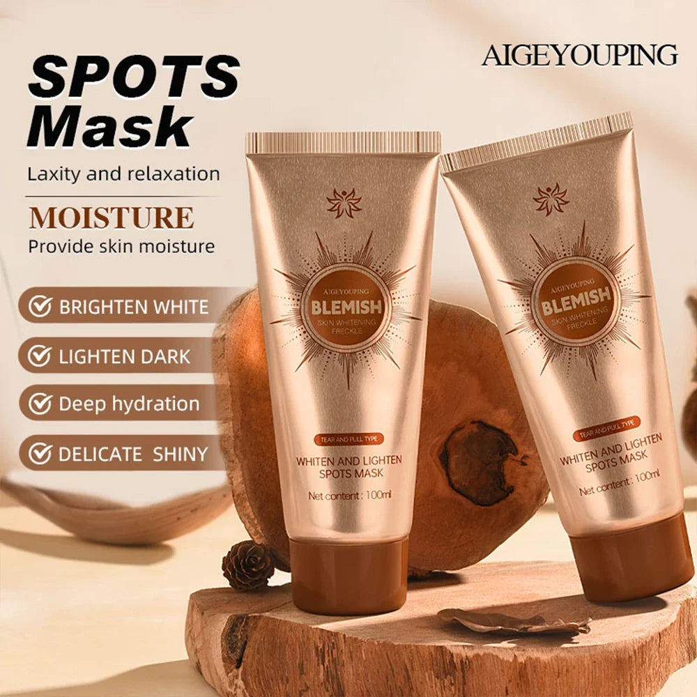 Brightening Peel-Off Face Mask - Dark Spot Care, Pore Cleansing & Skin Moisturizing Treatment