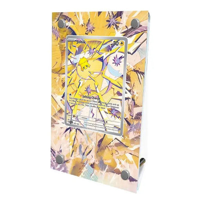 Pokémon Acrylic Extended Artwork Card Display Rack – Pikachu, Greninja, Magikarp & Kingdra Collectible Card Holder Display Case Gift