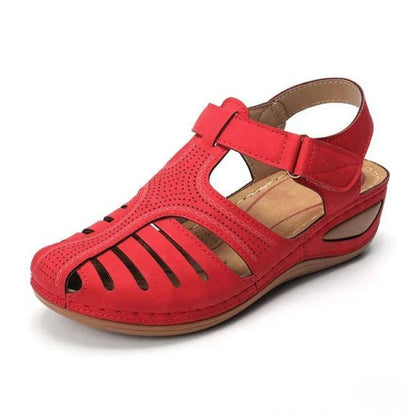 Women's Bohemian Wedge Sandals - Elegant Summer Gladiator Shoes with Heels