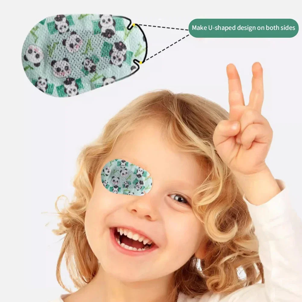 60-Piece Kids Eye Training Patches - Soft Amblyopia Correction Eyepatch Set for Lazy Eye Therapy