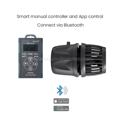 Jebao Jecod Smart Bluetooth Wavemaker Pump – Cordless App Control for Freshwater & Saltwater Aquariums (DMP-10/20/30/40)