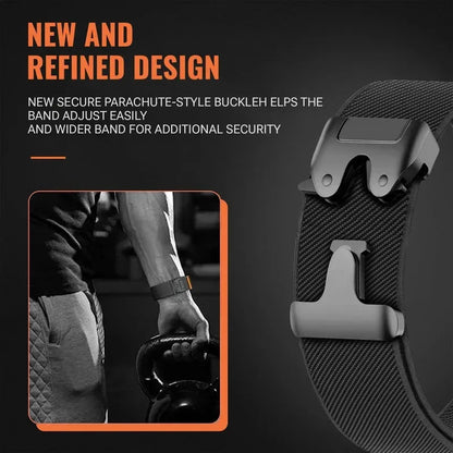 Nylon Quick Fit Watch Strap - 20mm 22mm 26mm Replacement Band for Garmin Fenix, Tactix & Instinct Series