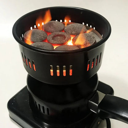 Electric Charcoal Burner Stove – Portable Coal Heater and Shisha Hookah Lighter for BBQ and Party Use