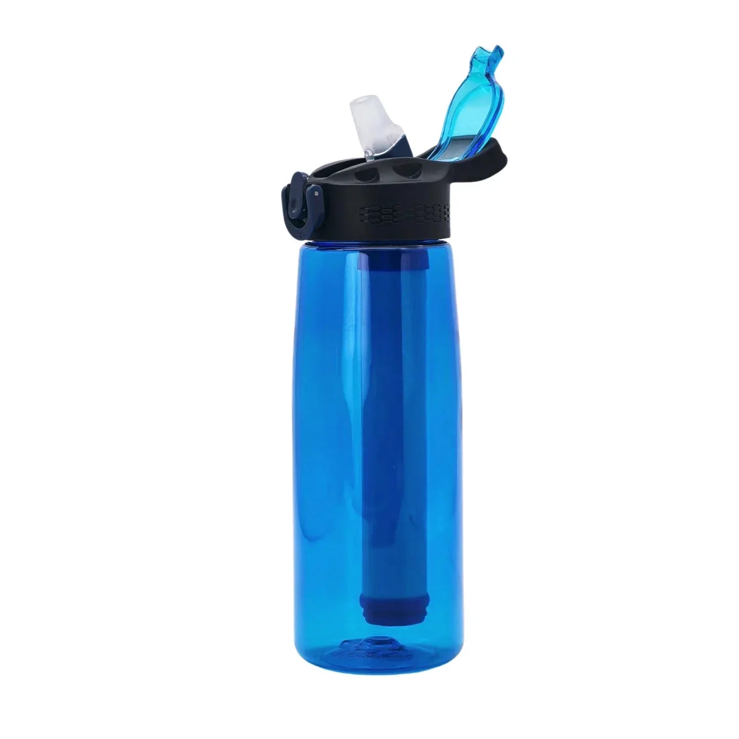Filter Water Bottle - BPA-Free Outdoor Sports & Camping Bottle with Lockable Lid