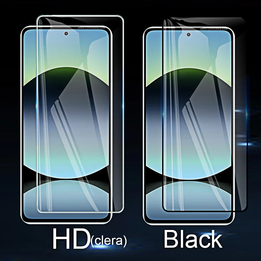4 Pack Tempered Glass Screen Protector for Xiaomi Redmi Note 14/13/12/11/10 Pro 4G/5G Full Cover Front Protective Film