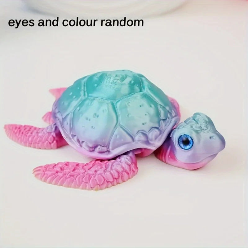 3D Printed Turtle Ornament - Cute Home Decor Collectible for Halloween & Christmas