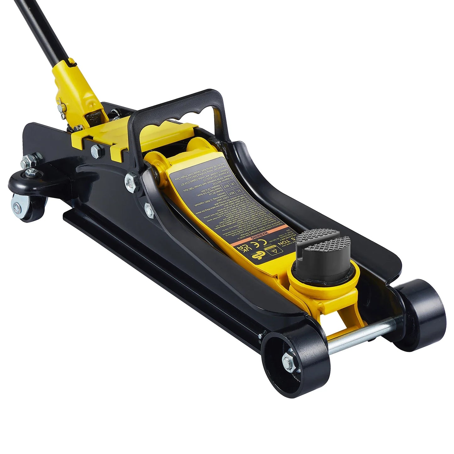 SucceBuy 2.5T Floor Hydraulic Jack – Low Profile Pneumatic Steel Floor Jack with Single Piston Lift Pump