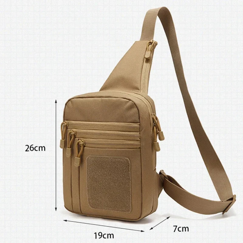 Outdoor Tactical Shoulder Bag – Concealed Carry Pistol Holster Waterproof Crossbody Gun Sling Pack