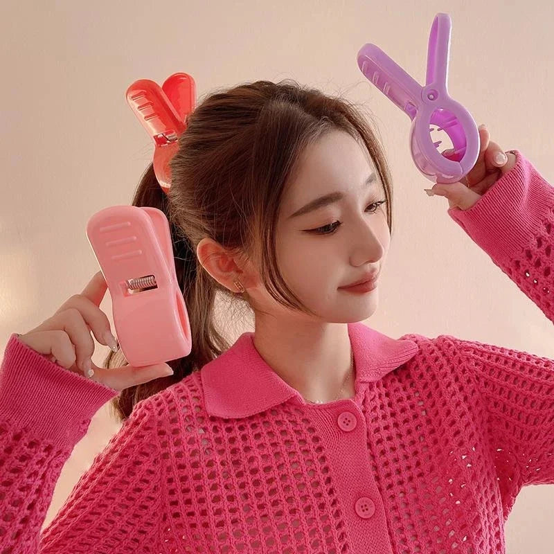 Arrietty Shark Hair Clip - Cute Red Ponytail Hair Claw for Kids and Adults, Anime Cosplay Accessory
