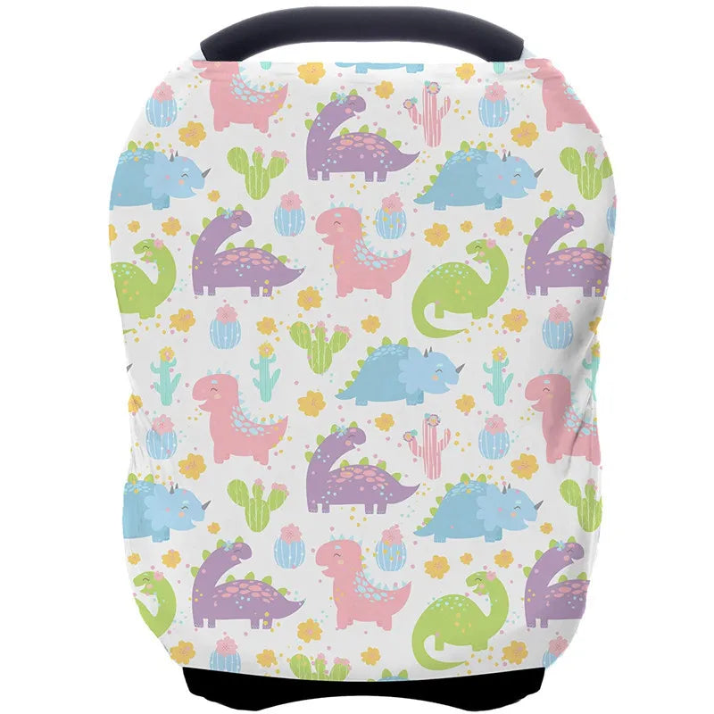 Baby Nursing Cover - Multi-Use Infant Car Seat Canopy Stroller High Chair Shopping Cart Privacy Cover