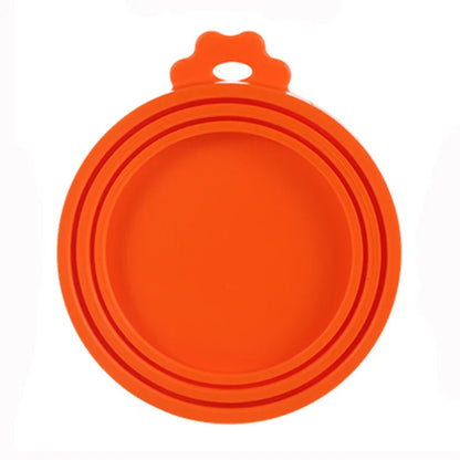 Reusable Silicone Food Can Lid – Sealed Storage Top Cap for Puppy, Dog & Cat Feeders