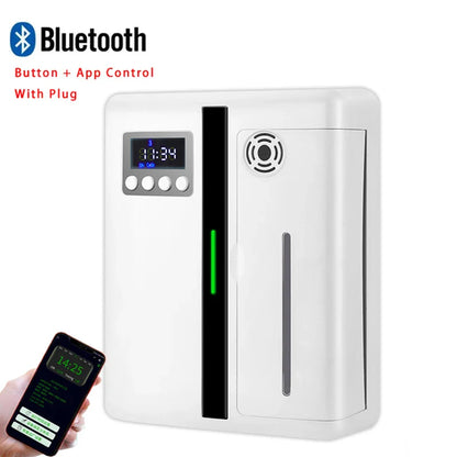 160ML Wall-Mounted Aroma Diffuser - Scent Machine with Fan for Hotel Lobby & Large Area Fragrance