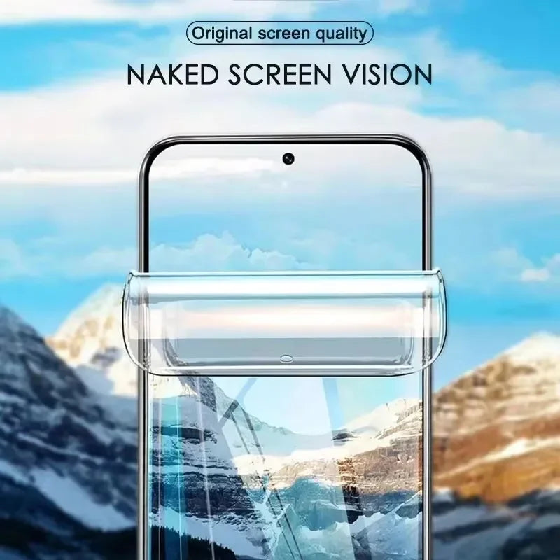 5PCS Hydrogel Screen Protector – Compatible with Samsung Galaxy S8-S24 Ultra & Note 9-20 Plus