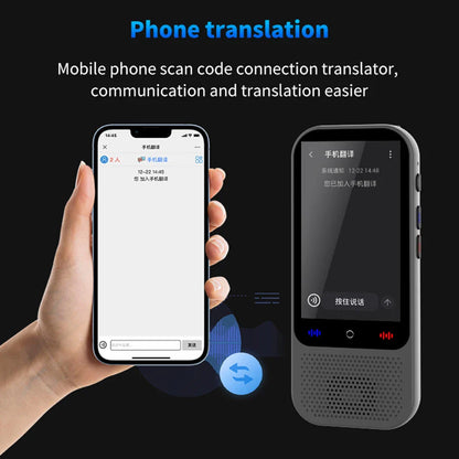 S80 Pro Portable Language Translator – 138 Languages, Voice Translation & 16 Offline Modes with ChatGPT Function