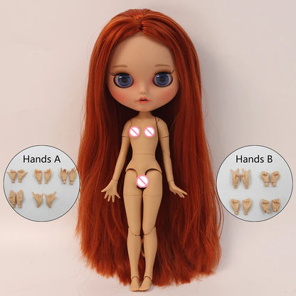 ICY DBS Blythe 1/6 BJD Doll – 30cm Tan Skin Matte Face Jointed Body, Anime Girl Toy Gift
