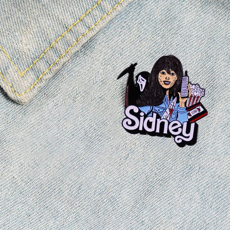 Classic Horror Skull Lapel Pin - Metal Dark Skull Brooch for Denim Jackets, Backpacks & Hat Decoration Gift