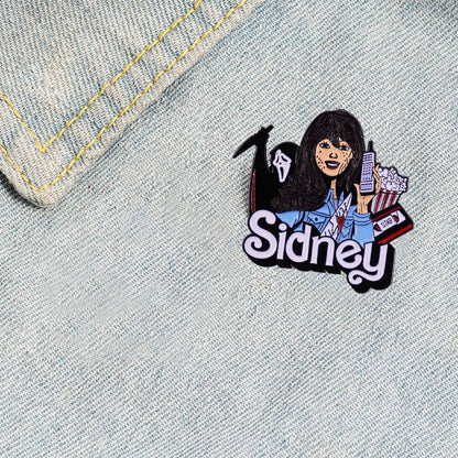 Classic Horror Skull Lapel Pin - Metal Dark Skull Brooch for Denim Jackets, Backpacks & Hat Decoration Gift