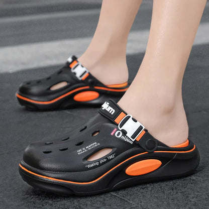 Classic Summer Men’s Clogs – Breathable EVA Garden Shoes, Outdoor Beach Slides & Home Sandals