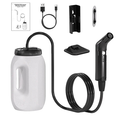 2.5L Portable Electric Bidet | Rechargeable Shataf Hand Sprayer for Personal Hygiene, Travel & Camping
