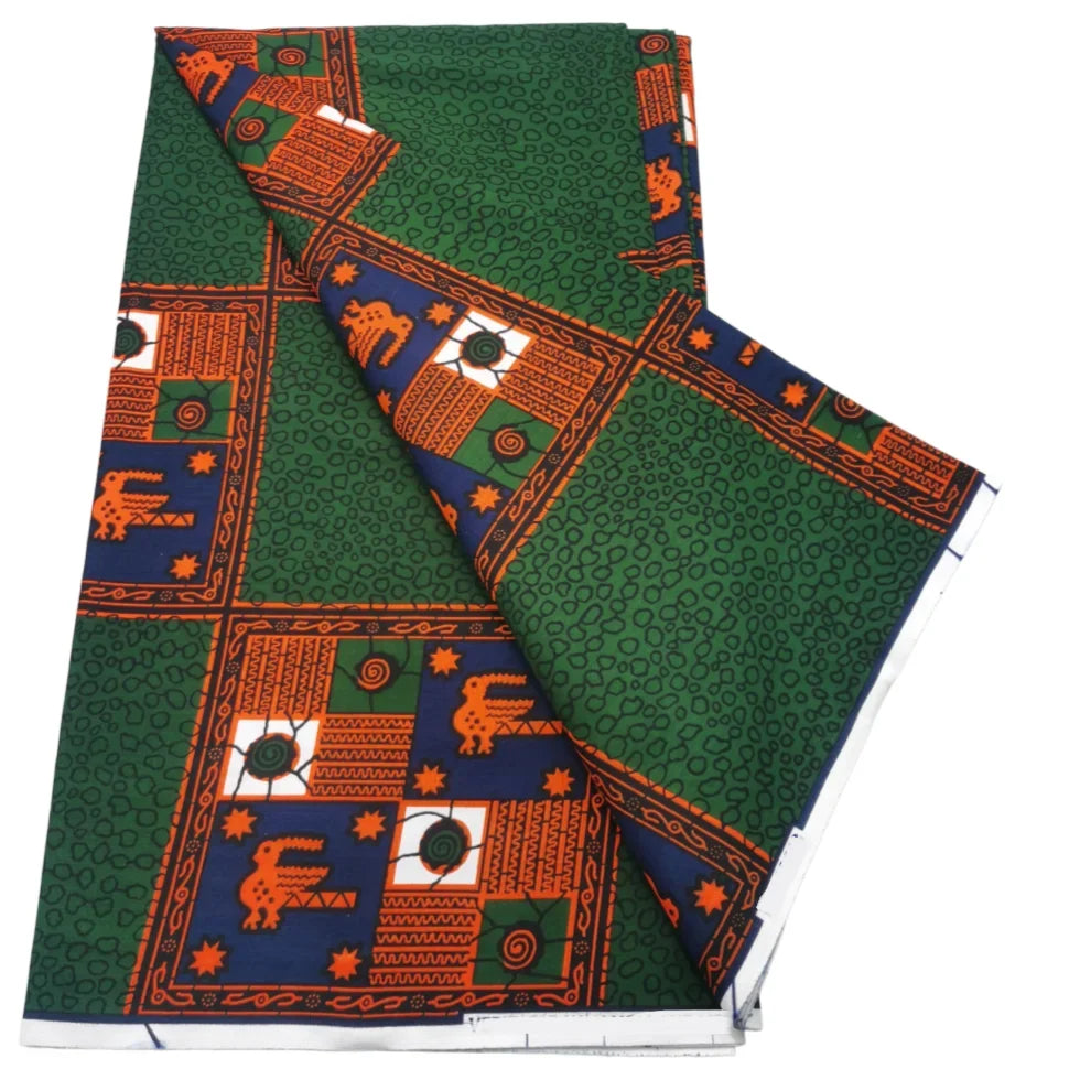 2026 African Real Wax Print Fabric - High Quality Ankara Pagne ABC