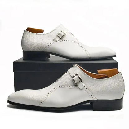 Men’s Genuine Leather Loafers - Soft Comfortable Formal Dress Shoes for Office, Wedding & Party