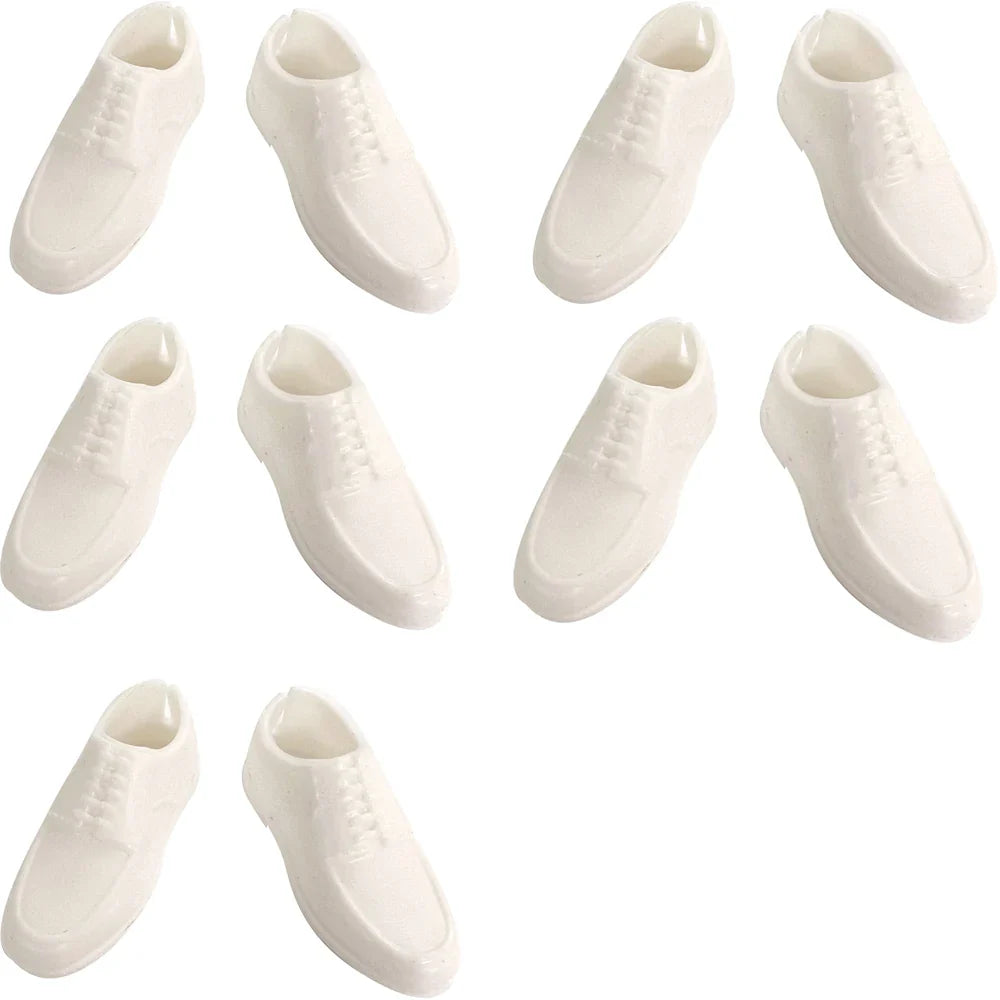 NK Mix 12" Fashion Doll Shoes & Clothes — Casual Leather Sneakers, Boots & Slippers for Boy & Princess Dolls