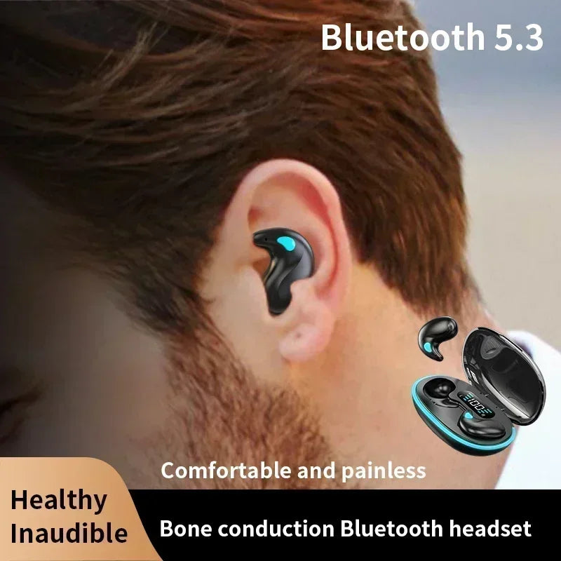 X55 Mini Wireless Earbuds - Bluetooth Headphones with Noise Reduction, HiFi Stereo Sound for Sports, Gaming & Sleep