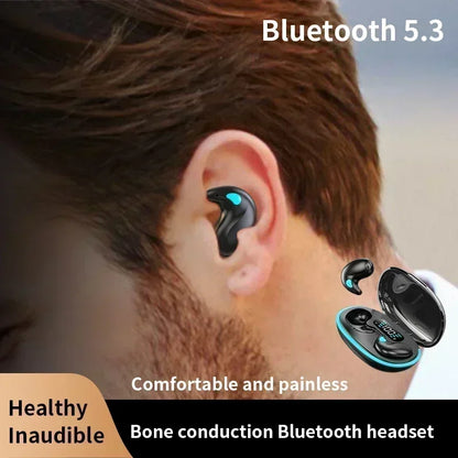 X55 Mini Wireless Earbuds - Bluetooth Headphones with Noise Reduction, HiFi Stereo Sound for Sports, Gaming & Sleep