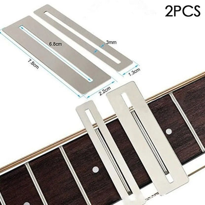 1/2/3Pcs Guitar Fret Sanding Protector Kit - Radian Polishing Finger Plate Tool for Guitar & Bass Repair