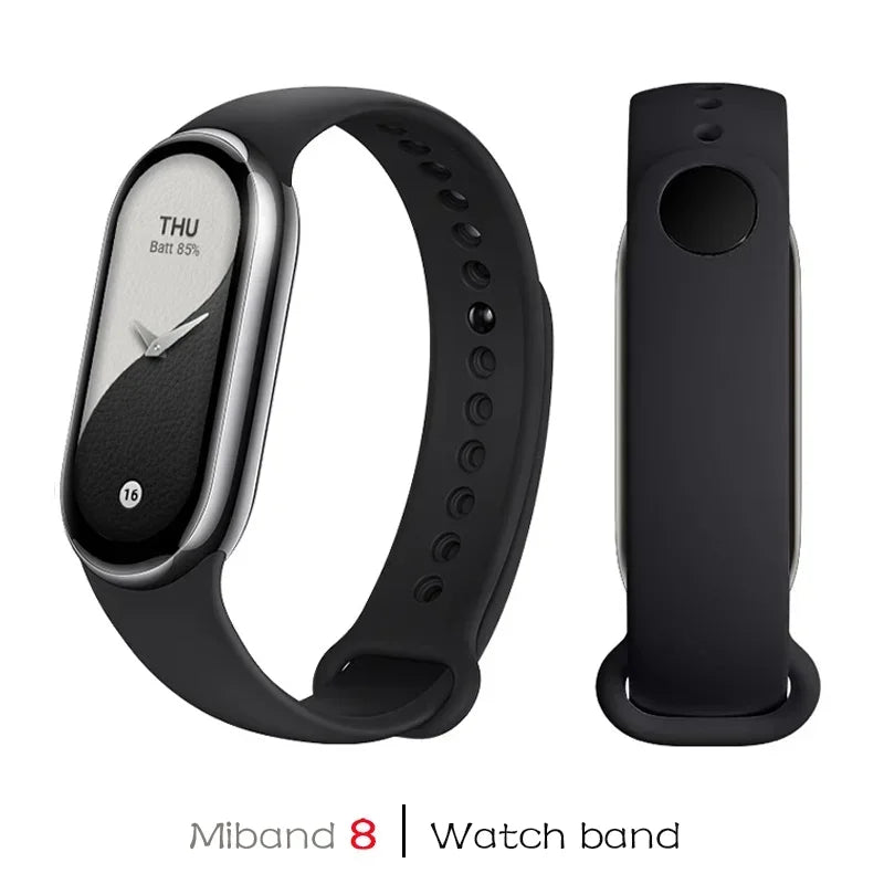 Waterproof Silicone Sport Strap for Xiaomi Mi Band 8/9 NFC – Replacement Smartwatch Bracelet
