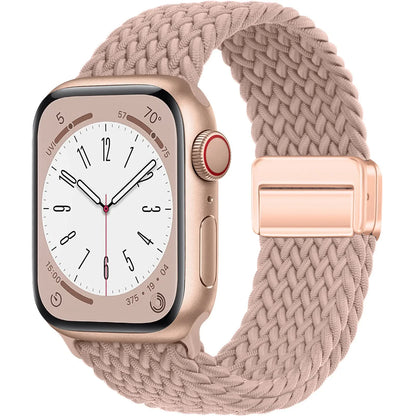 Braided Magnetic Strap for Apple Watch — Compatible with 38mm, 40mm, 41mm, 44mm, 45mm, 49mm Series SE, 7, 6, 8, 9, 10 & Ultra2
