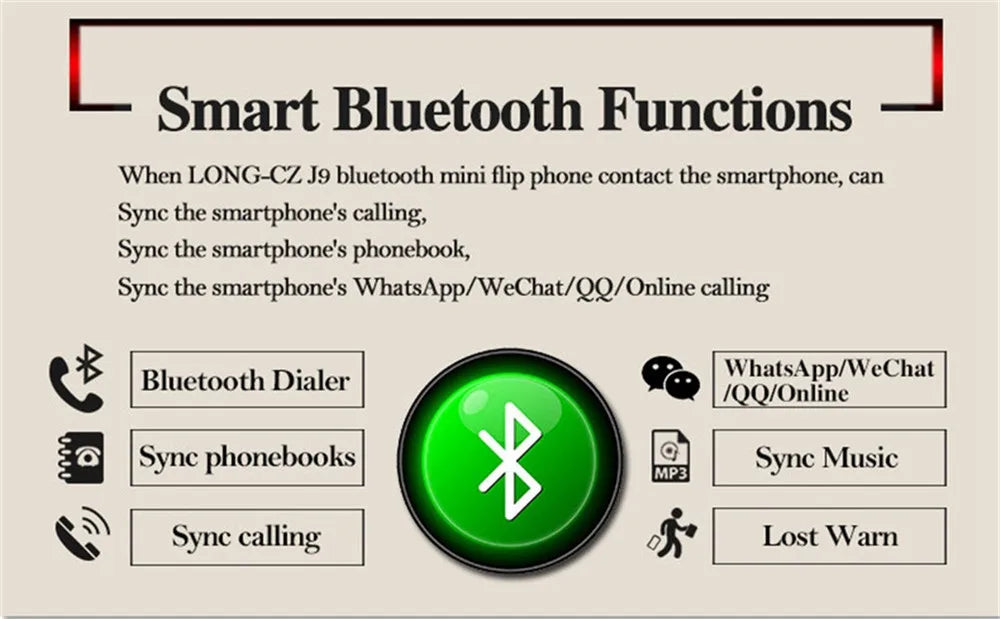 Mini Flip Mobile Phone for Kids – J9 Smallest Clamshell Phone with Bluetooth Dialer & Magic Voice Handsfree Earphone