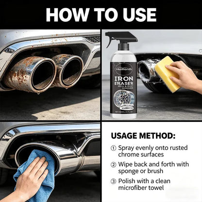 Eco-Friendly Rust Dissolver - Non-Toxic Metal Rust Remover for Restoring Old Tools & Surfaces