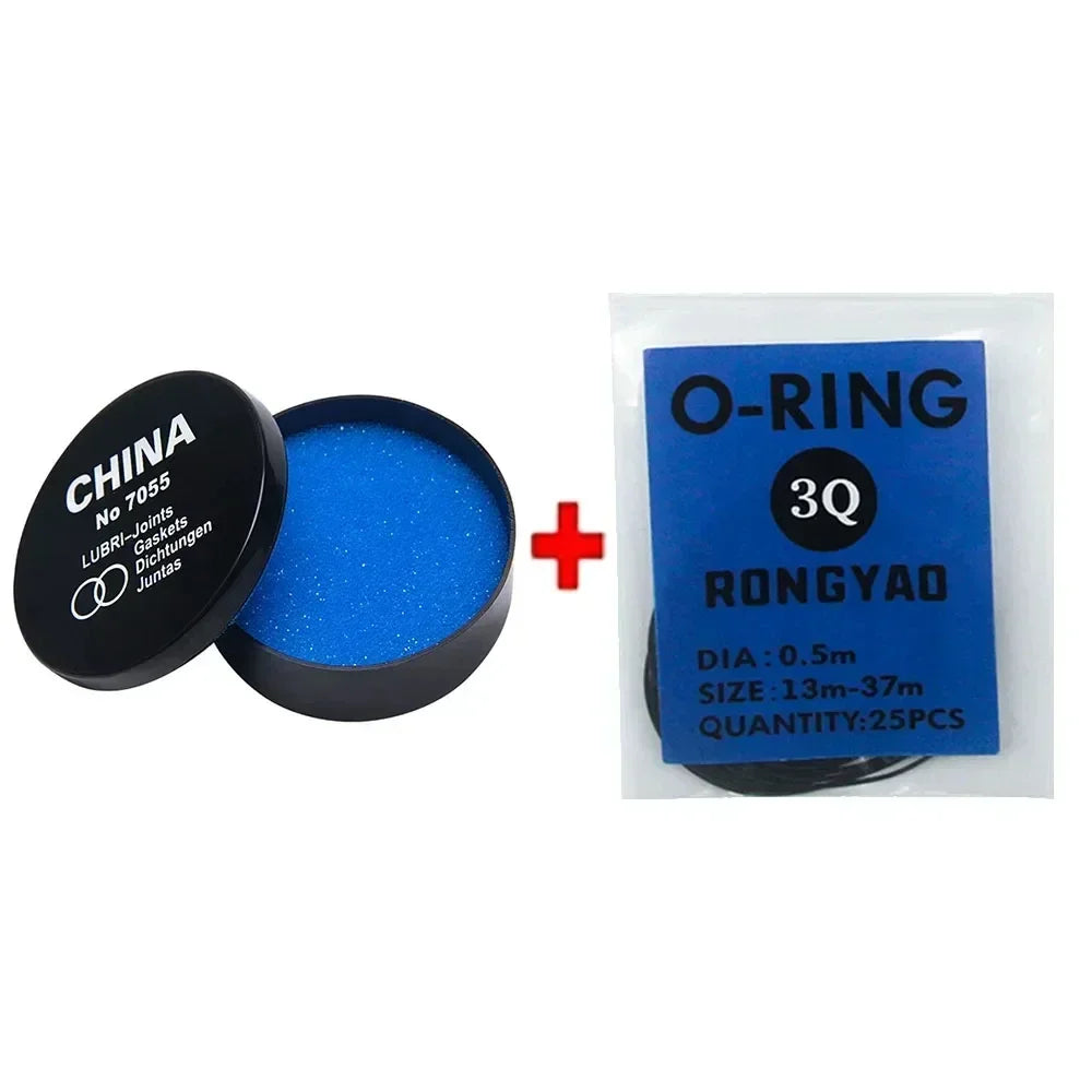 Watch Back O-Ring Gasket - Waterproof Silicone Seal with Grease Lubricant for Watch Crown and Case Repair