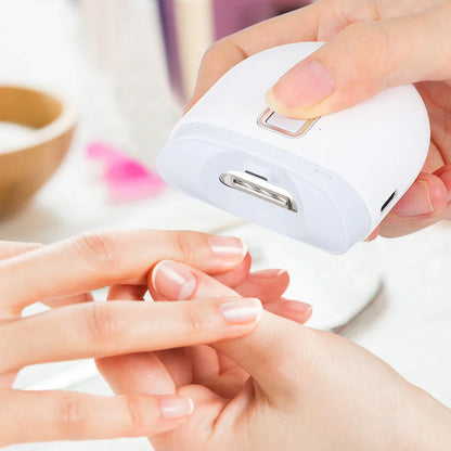 USB Rechargeable Electric Nail Clippers with Light - Automatic Nail Trimmer for Baby and Adult Manicure Care