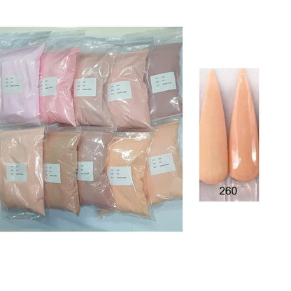 50g/100g Bulk Nude Acrylic Powder - 4-in-1 Solid Crystal Colors for Nail Extension, Dipping & Engraving, Acrylic Monomer