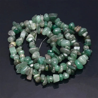 16 Inch Natural Stone Chip Beads - 5-8mm Irregular Crystal Agate Gravel Beads for DIY Bracelets & Jewelry Making