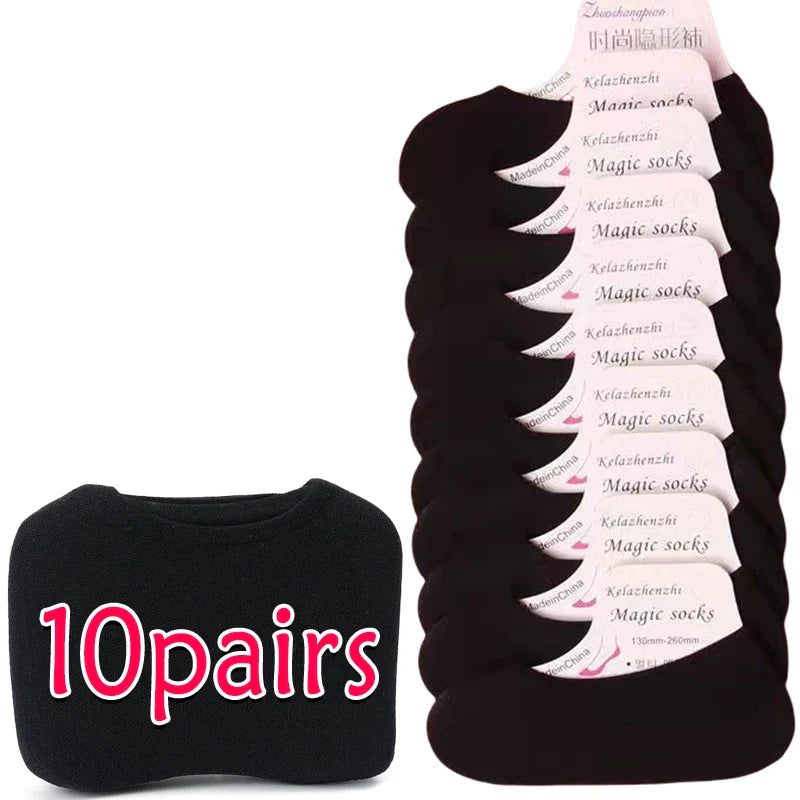 20/60 Pairs Non-Slip Invisible Boat Socks – Seamless Ice Silk, Thin & Breathable No-Show Ankle Socks for Summer
