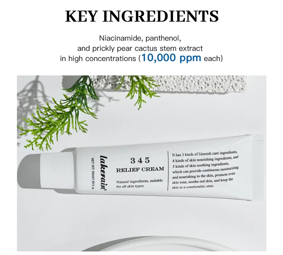 345 Relief Cream – Soothing Skincare Solution to Address Blemishes, Nourish Skin & Promote Healthy Complexion