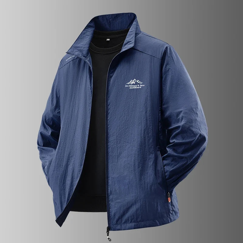 Men’s UV Protection Summer Jacket - Ultra-Light Breathable Sunproof Fishing Coat for Outdoor Activities