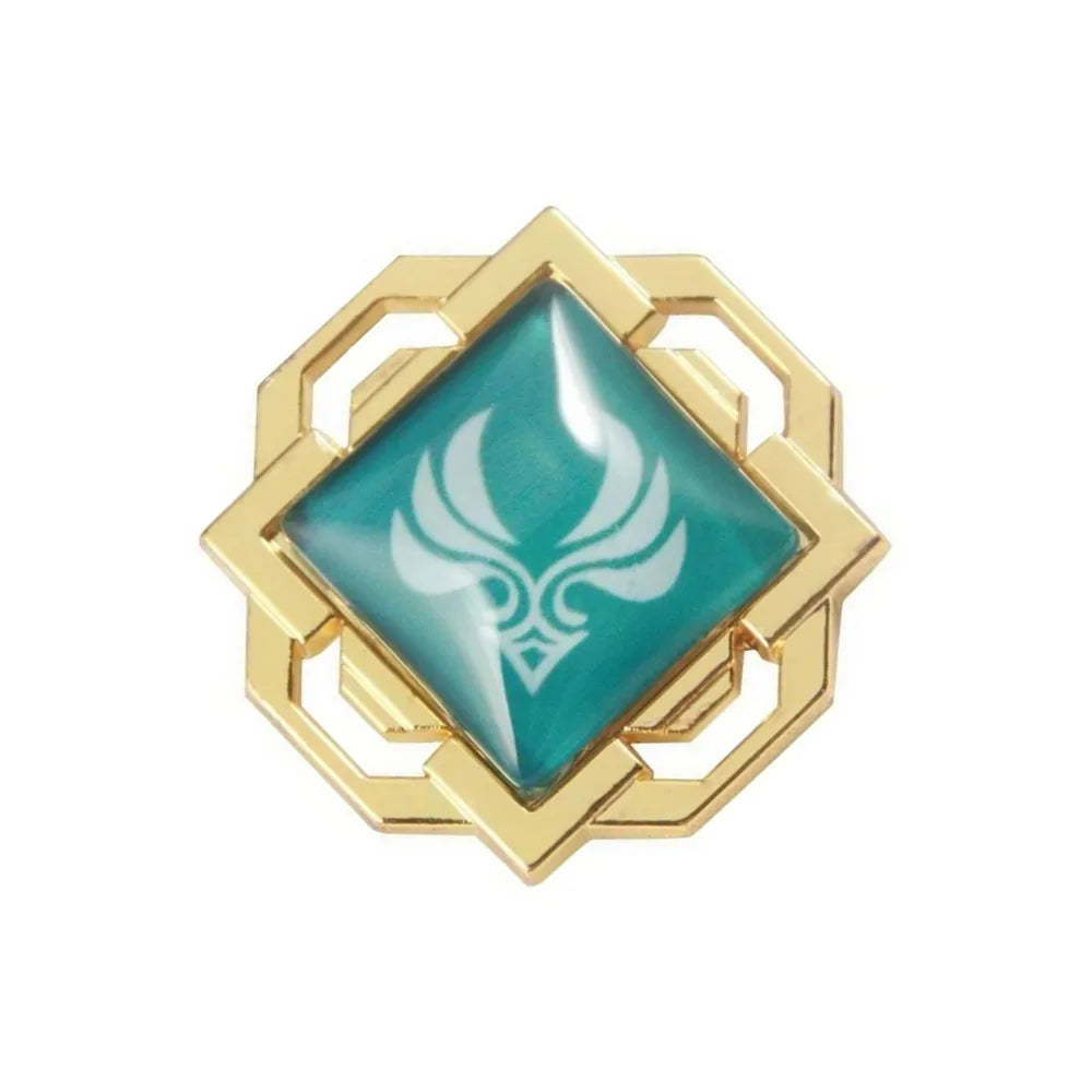 Genshin Impact Sumeru Vision Brooch Pins - Tighnari Collei Dori Nilou Element Badge Cosplay Lapel