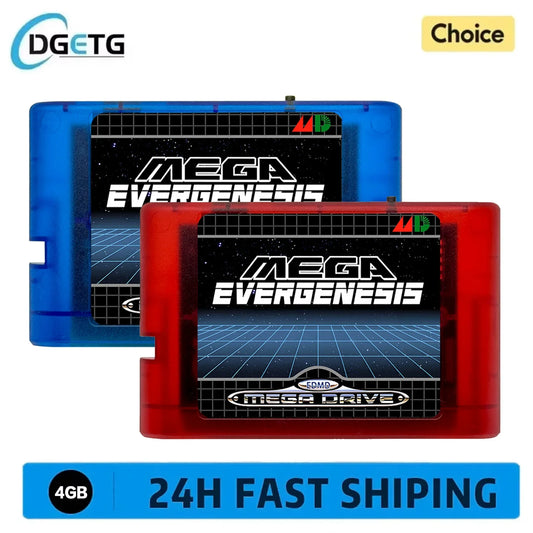 3000 in 1 Flash Card - EDMD Memory Card for MegaDrive Genesis Emulator with 4G TF Card Support