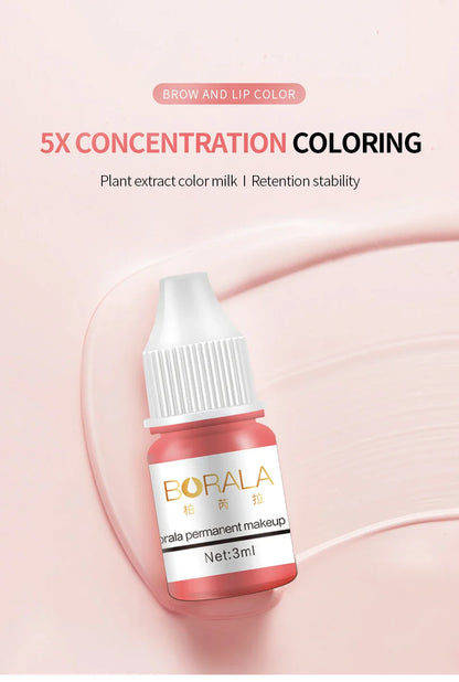 Borala 26 Colors 3ML Permanent Makeup Pigments – Sample Size for Lips, Eyebrows & Eyeliner, Beauty Art for Women