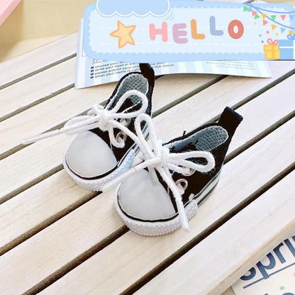 LABUBU Leather Shoes for 17cm Cotton Dolls – Casual Sports Boots DIY Doll Accessories