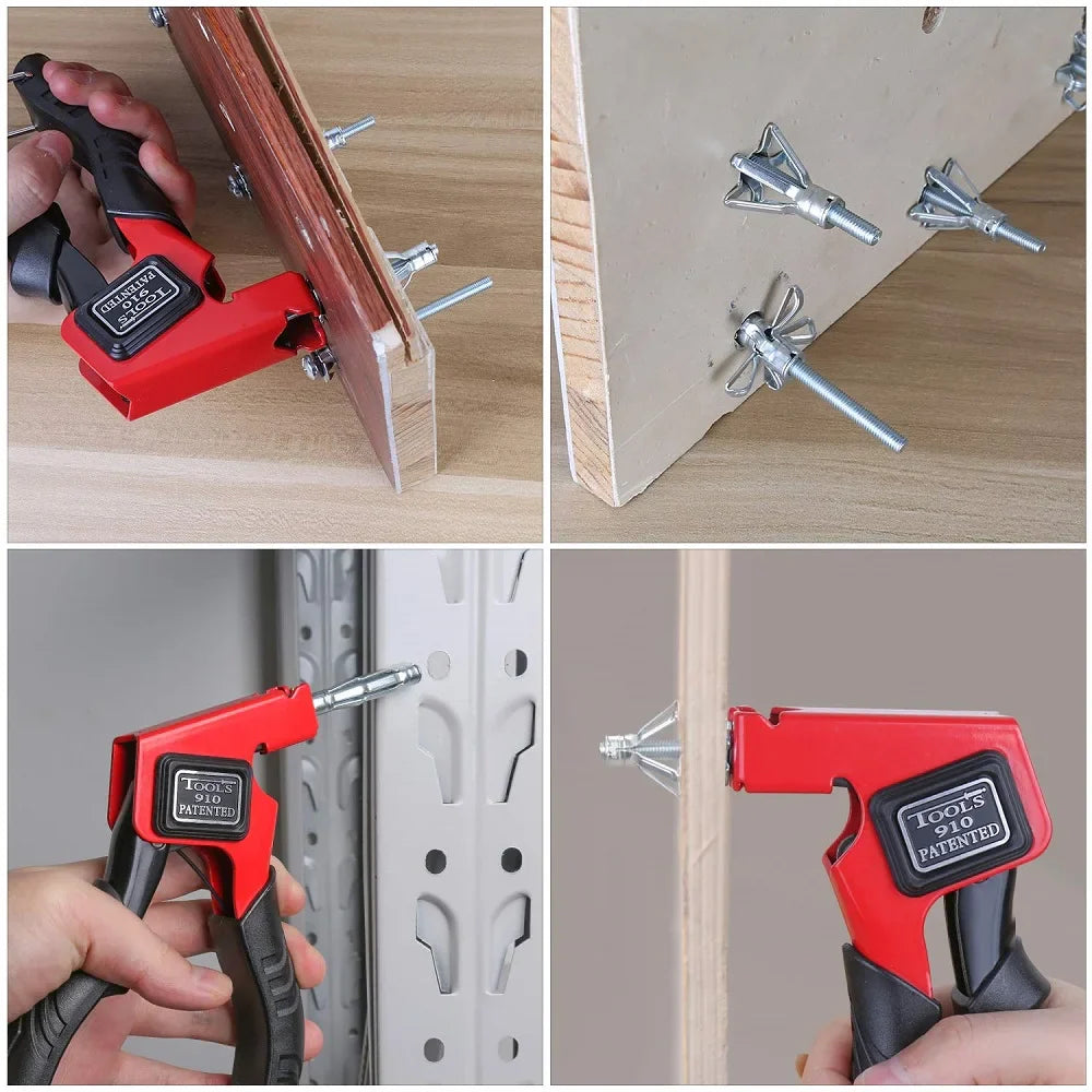Molly Bolts Heavy Duty Drywall & Plaster Wall Anchors Kit — Hollow Wall Anchors with Setting Tool, Metal Anchors & Screws