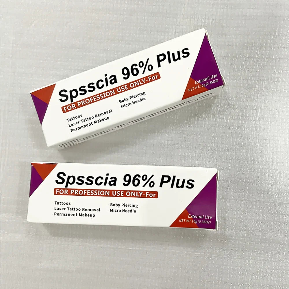 SPSSCIA Original 96% Tattoo Cream — 10g Pre-Permanent Makeup for Microblading Eyebrows & Lips