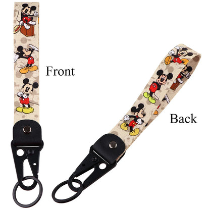 Mickey Mouse & Marie Cat Keychain – Eagle Beak Key Holder for Cars, Motorcycles & Backpacks