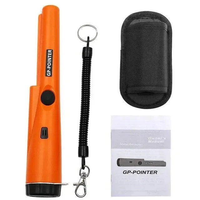 Handheld Underground Metal Detector - High Sensitivity Waterproof GP Pointer with Positioning Rod