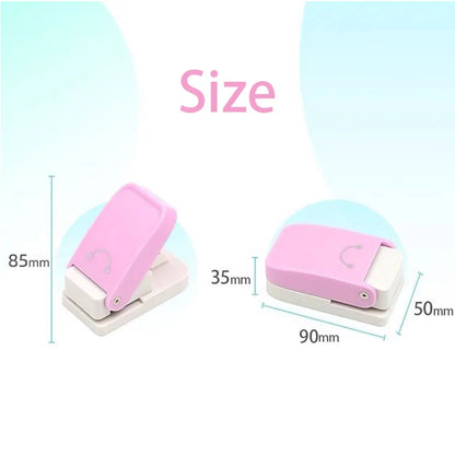 Random Color Creative Keychain Hole Punch – DIY Scrapbook Embossing & Craft Tool